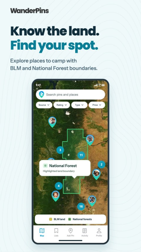 Know the land. Find your spot.