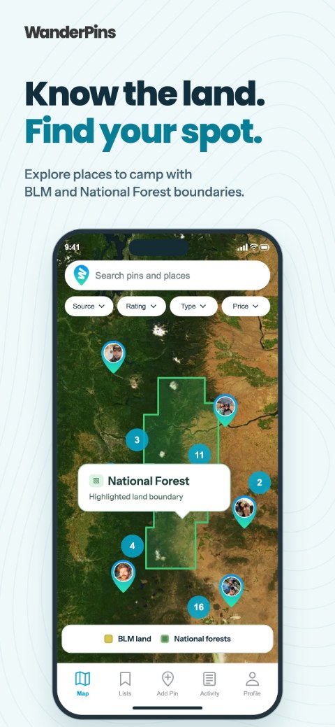 Know the land. Find your spot.