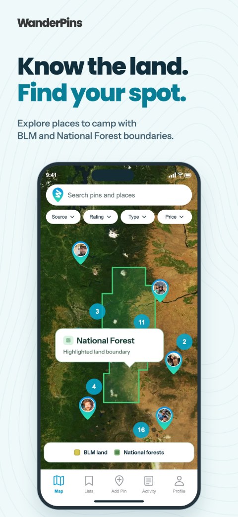 Know the land. Find your spot.