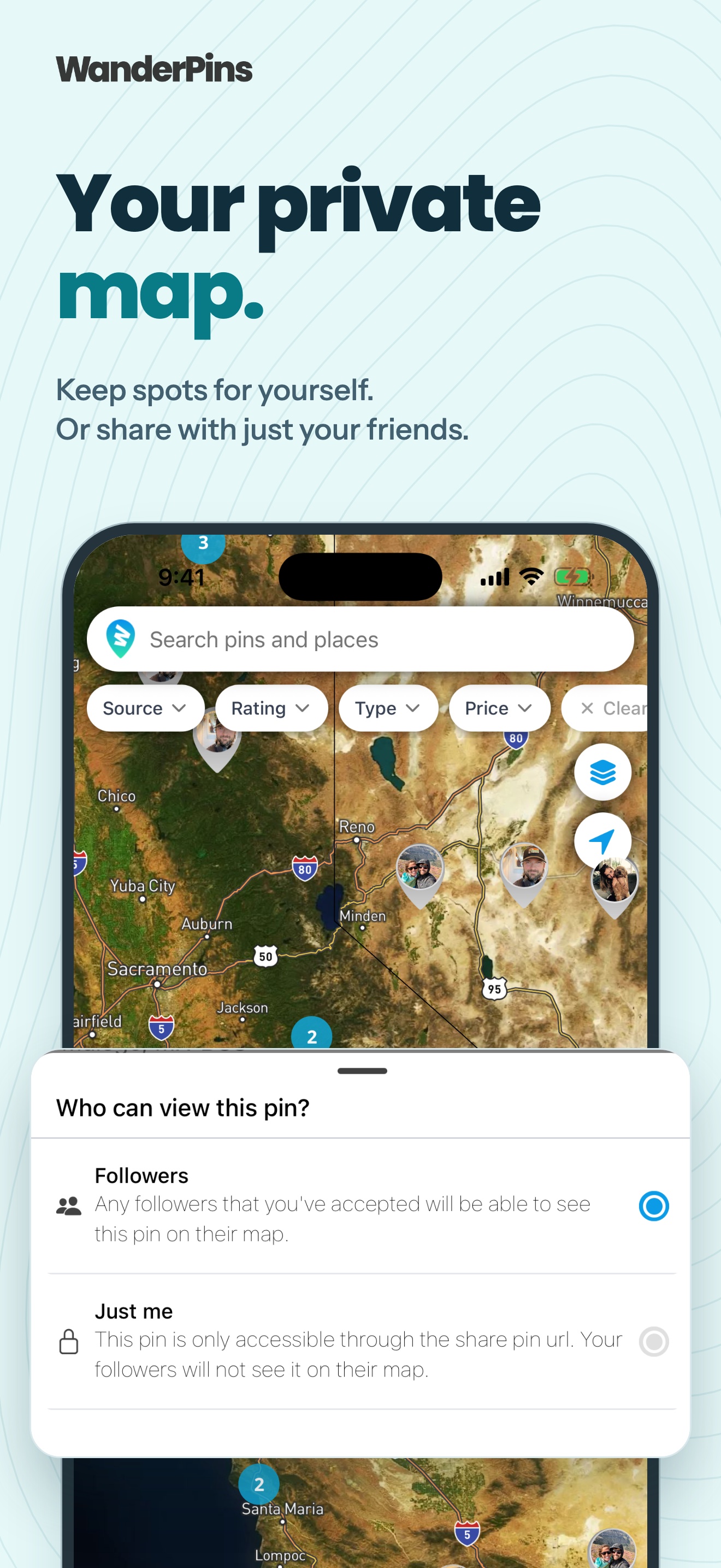 Your private map.