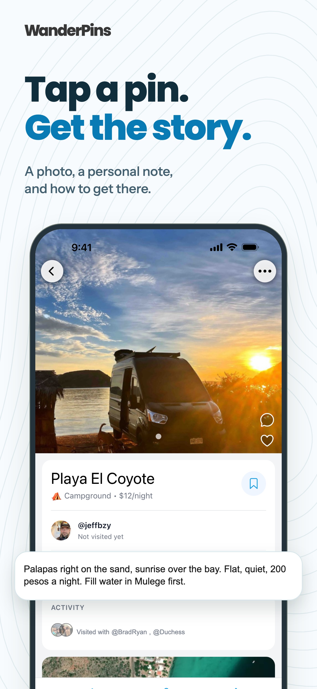 Tap a pin. Get the story.